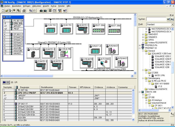 Topología PROFIBUS y PROFINET